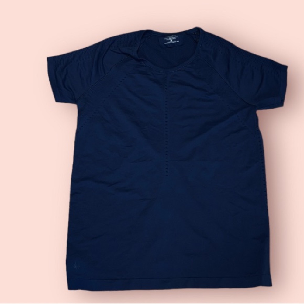 NWOT Athleta Womens Blue Foothill Short Sleeve Tshirt Top